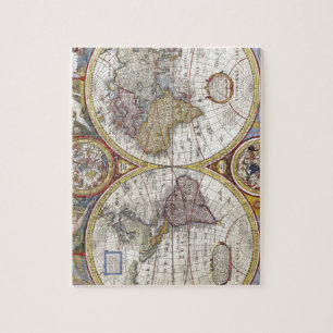 Map of the world from 1626 jigsaw puzzle