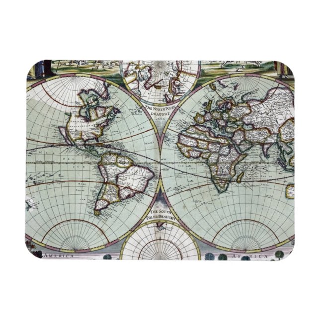 Map of the world magnet (Horizontal)