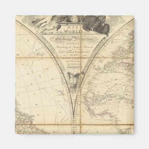 Map of the World Magnet