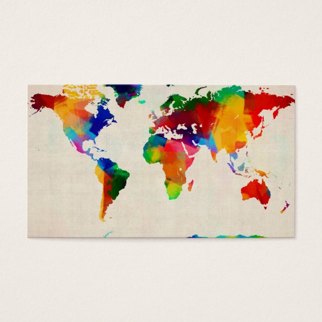 Map of the World Map from Old Sheet Music (Front)