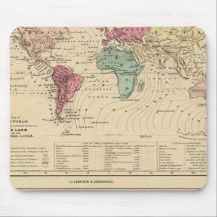 Map of The World Mouse Pad