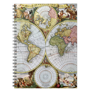 Map of the World Notebook
