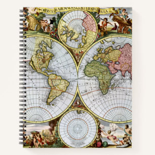 Map of the World Notebook