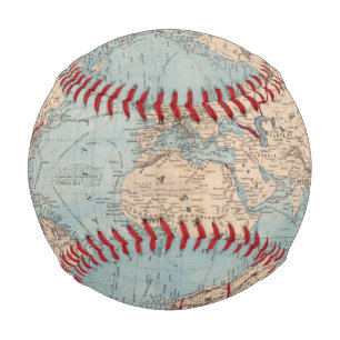 Map of the world on Mercator's projection Baseball