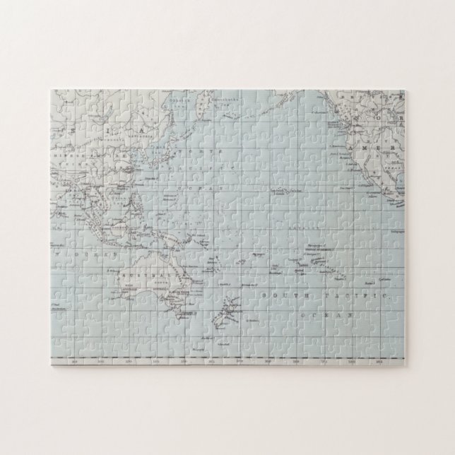 Map of the World on Mercator's Projection Jigsaw Puzzle (Horizontal)