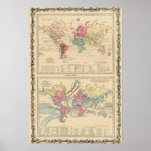Map of The World Poster (Front)