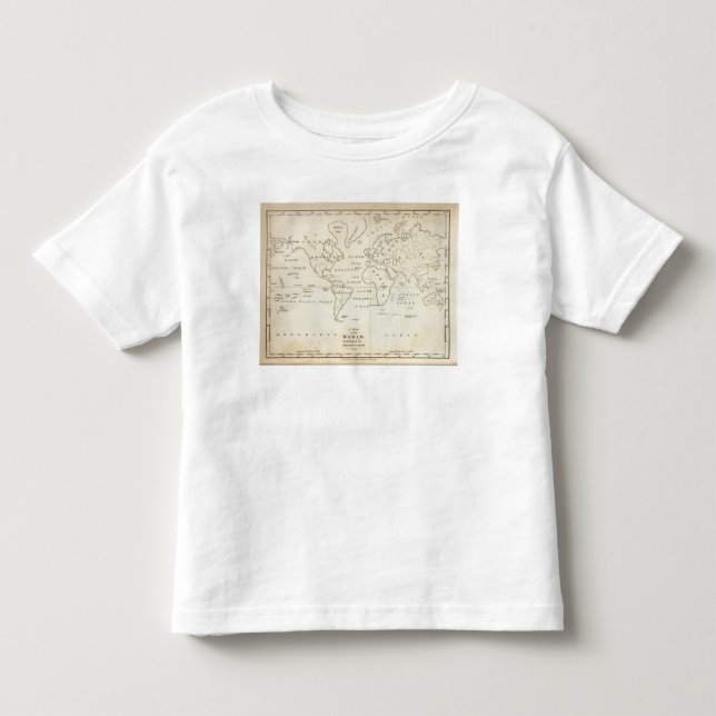 Map of the World Toddler T-Shirt (Front)