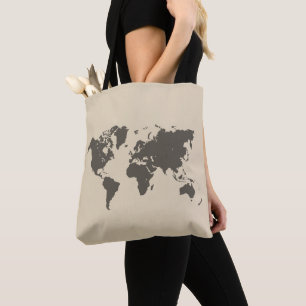 Map of the World Tote Bag