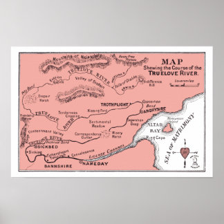Map of Truelove River Poster