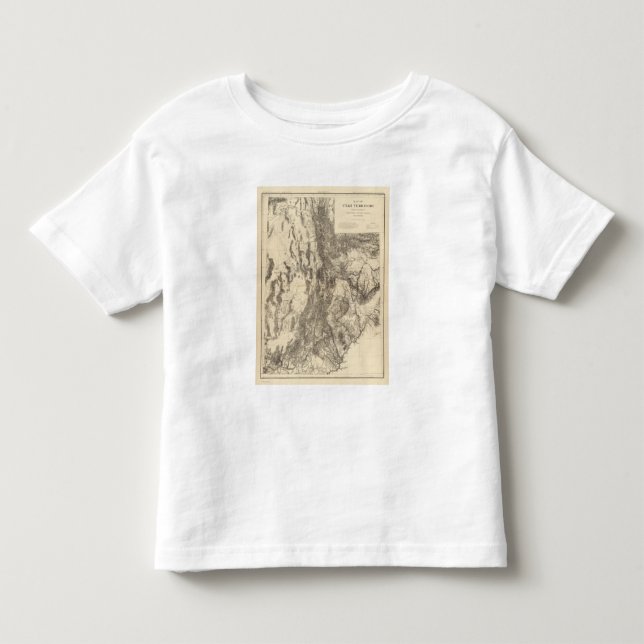 Map of Utah Territory Toddler T-Shirt (Front)