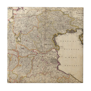 Map of Venice Region, Italy Ceramic Tile