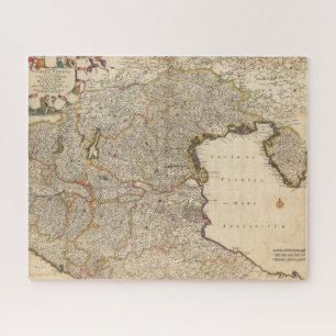Map of Venice Region, Italy Jigsaw Puzzle