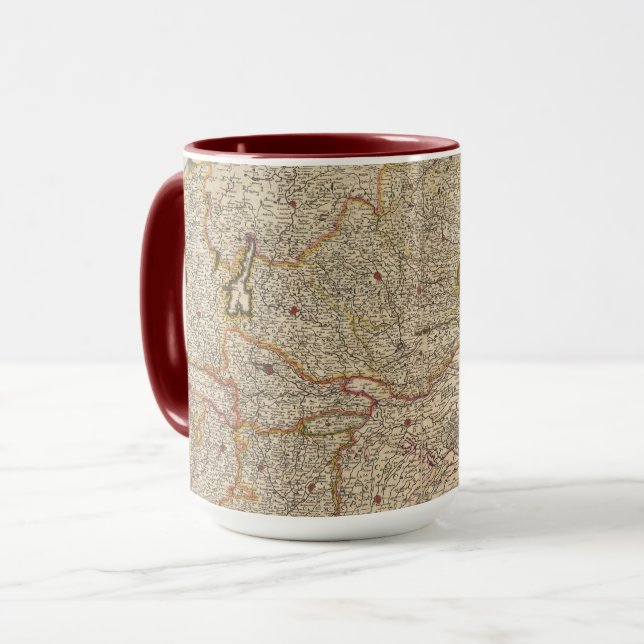 Map of Venice Region, Italy Mug (Front Left)