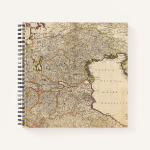 Map of Venice Region, Italy Notebook