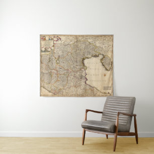 Map of Venice Region, Italy Tapestry