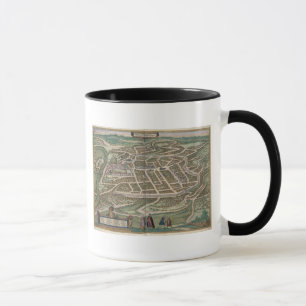 Map of Vilnius, Lithuania, from 'Civitates Orbis T Mug