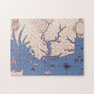 Map of Virginia Jigsaw Puzzle