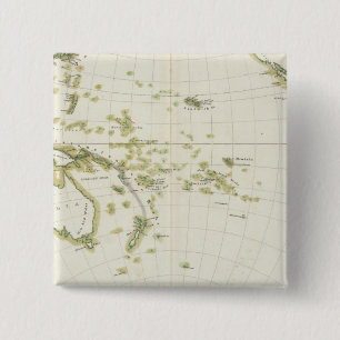 map of Volcano Girdle 15 Cm Square Badge