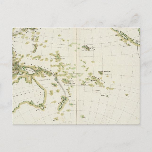 map of Volcano Girdle Postcard (Front)