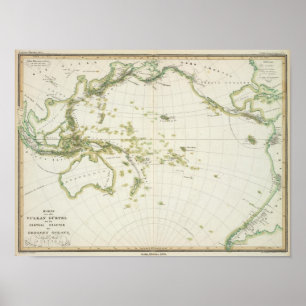 map of Volcano Girdle Poster