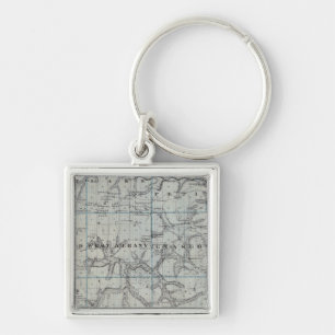 Map of Wabasha County, Minnesota Key Ring