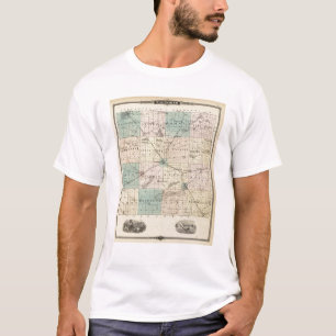 Map of Walworth County, State of Wisconsin T-Shirt