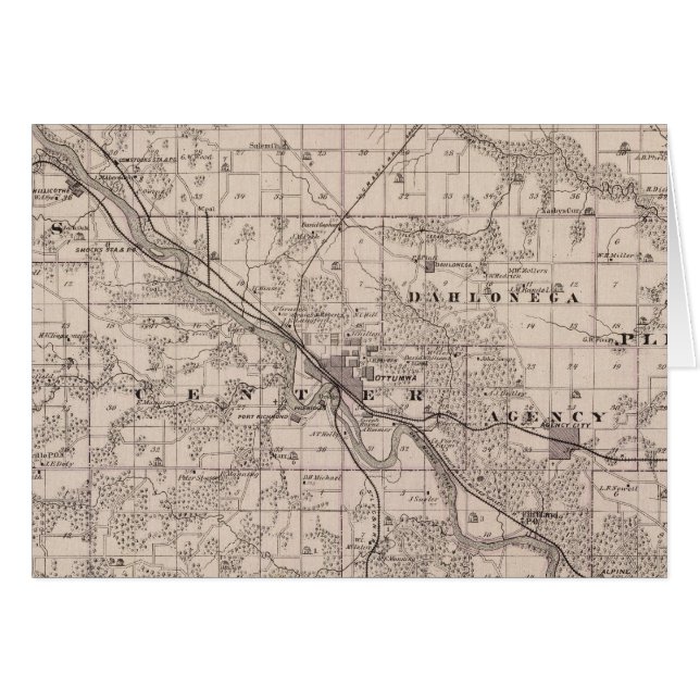 Map of Wapello County, State of Iowa (Front Horizontal)