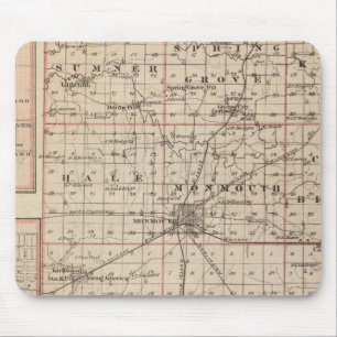 Map of Warren County, Abingdon Mouse Pad