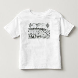 Map of Warsaw, from 'Civitates Orbis Terrarum' by Toddler T-Shirt
