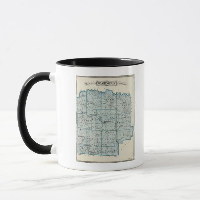 Map of Washington County Mug (Left)