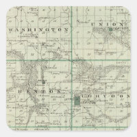 Map of Wayne County, State of Iowa
