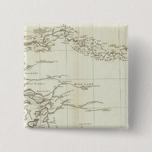 Map of West Africa 15 Cm Square Badge
