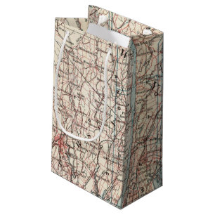 Map of Westchester County, New York Small Gift Bag