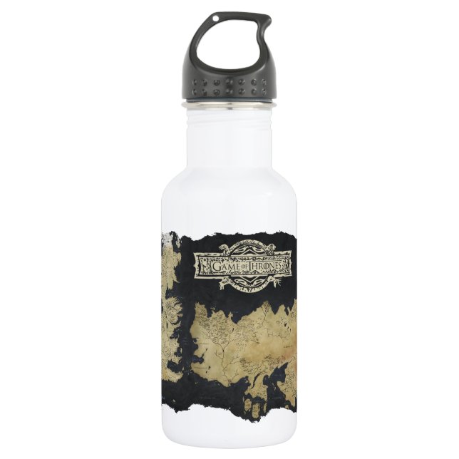 Map of Westeros 532 Ml Water Bottle (Front)