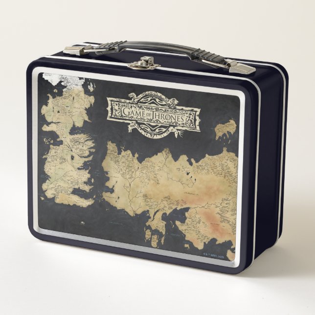 Map of Westeros Metal Lunch Box (Front)