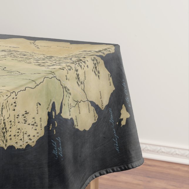 Map of Westeros Tablecloth (In Situ)