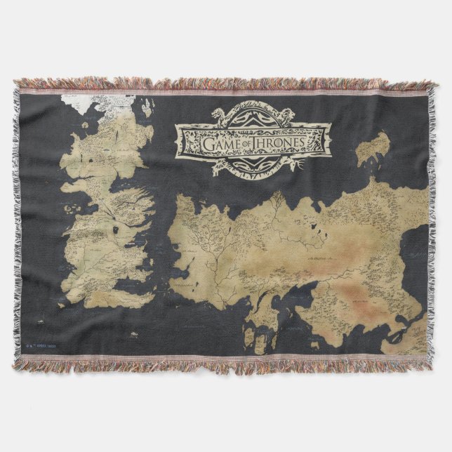Map of Westeros Throw Blanket (Front)