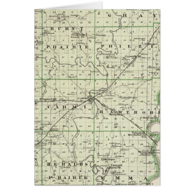 Map of White County (Front)