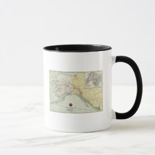 Map Of White Pass & Yukon Route And Connections Mug