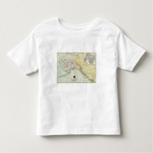 Map Of White Pass & Yukon Route And Connections Toddler T-Shirt