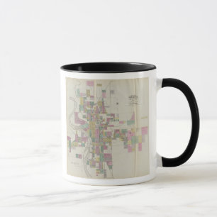 Map of Wichita, Kansas Mug