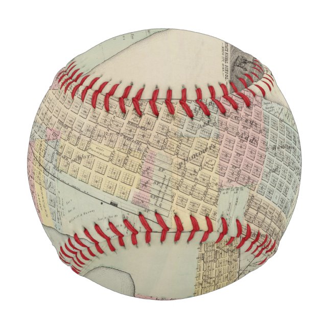 Map of Winona, Minnesota Baseball (Front)