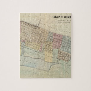 Map of Winona, Minnesota Jigsaw Puzzle