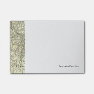 Map Ohio and Mississippi Railway Post-it Notes