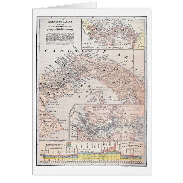 MAP: PANAMA, 1907 (Front)