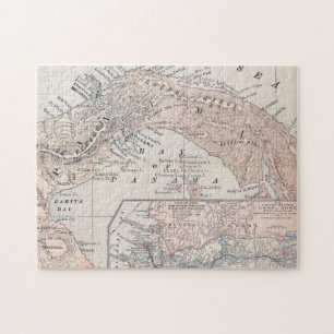 MAP: PANAMA, 1907 JIGSAW PUZZLE