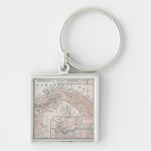 MAP: PANAMA, 1907 KEY RING