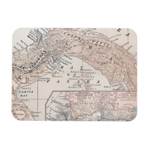 MAP: PANAMA, 1907 MAGNET