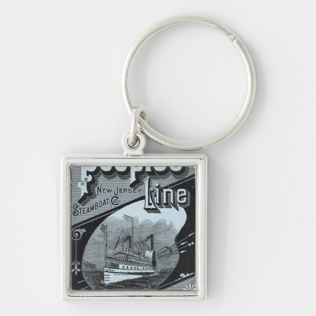 Map Peoples Line of Steamers Key Ring (Front)