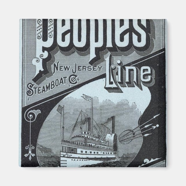 Map Peoples Line of Steamers Magnet (Front)